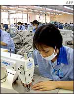 Textile factory workers