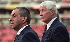 Ian McGeechan and Jim Telfer on the 1997 Lions tour to South Africa