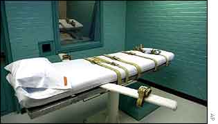Lethal injection chamber (in Texas)
