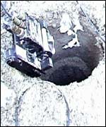 Microtrack robot, Crasar