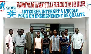 The high school hosts a Geep centre, BBC