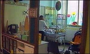 Children's ward in University Hospital of Wales, Cardiff