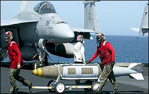 USS Abraham Lincoln deployed in the Arabian Sea