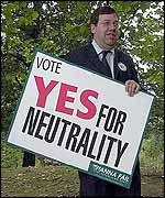 Irish Foreign Affairs Minister Brian Cowen 