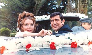 Former model George Lazenby in On Her Majesty's Secret Service.