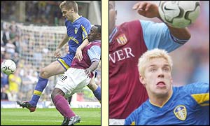 England pair Darius Vassell and Alan Smith cannot help their teams to break the deadlock 