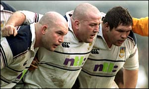 Ben Evans, Garin Jenkins and Darren Morris line up for Swansea