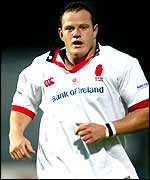 Ulster prop Robbie Kempson a former Springbok front-row forward 