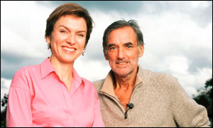 Fiona Bruce and George Best