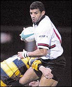 Emile Ntamack in action for Toulouse