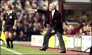 Peter Reid in typically vociferous mode on the touchline