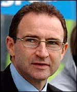 Celtic manager Martin O'Neill