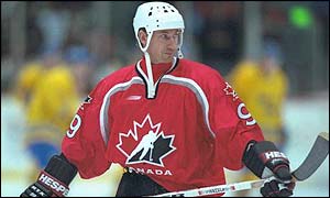 Gretzky in action for Canada in 1998.
