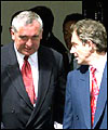 Bertie Ahern (left) and Tony Blair 