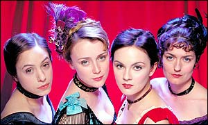 Florence (Jodhi May), Kitty (Keeley Hawes), Nan (Rachael Astley) and Diana (Anna Chancellor)