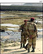 Beach close to Limburg blast site