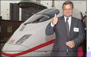 Deutsche Bahn chief executive Hartmut Mehdorn