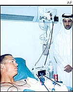 US marine in Kuwaiti hospital