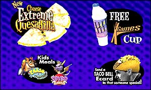 Images from the Taco Bell website