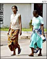 Residents fleeing fighting