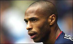 Thierry Henry of Arsenal and France
