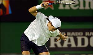Top seed Tommy Haas