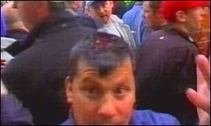 Video camera footage