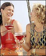 Jeanne Tripplehorn and Madonna