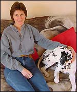 Heather and dog Dylan