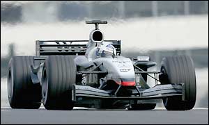 David Coulthard in the McLaren
