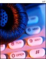 Headset and phone, Eyewire