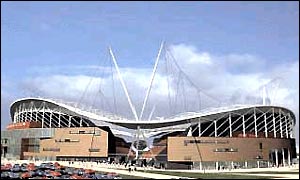 Artist's impression of the new Liverpool stadium