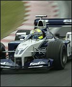Ralf Schumacher in the Williams-BMW at Suzuka