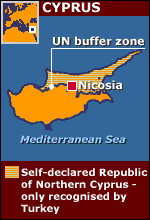 map of cyprus