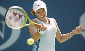 Martina Hingis has played below expectations since returning from injury.