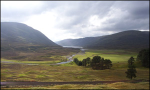 Northern tip of Loch Garry