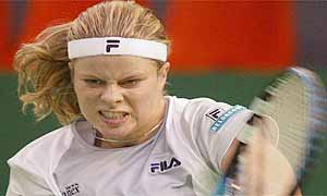 Kim Clijsters fought back from a set down to beat Amelie Mauresmo
