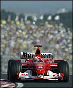 Michael Schumacher at Suzuka