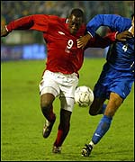Emile Heskey gave a defiant display