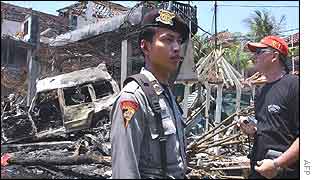 Scene of devastation after bombing