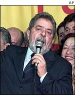 Presidential candidate Luis Inacio Lula da Silva