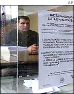 Nearly empty ballot box