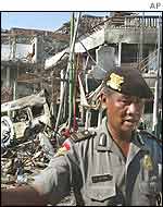 Scene of the explosion