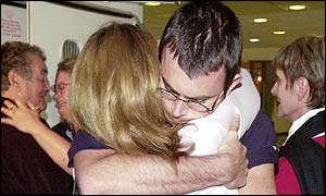 Emotional reunions at Heathrow airport
