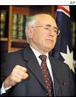 Australian Prime Minister John Howard