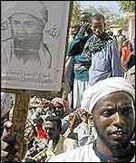 Pro-Osama Bin Laden demonstration in Mogadishu