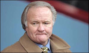 Ron Atkinson watches his side lost to West Ham in 1997