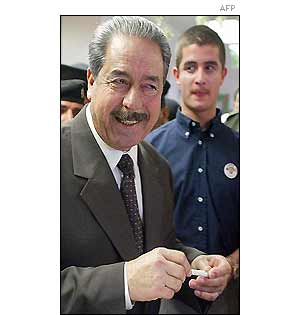 Ali Hasan al-Majid votes