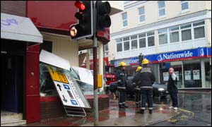 'Mini tornado' damage in Torquay - Picture courtesy of John Maltby