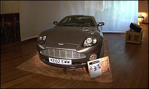 James Bond Aston Martin Vanquish